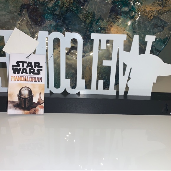 Disney Star Wars Yoda Welcome Tabletop Decor NEW Home Decor - Picture 3 of 3